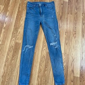 American Eagle distressed skinny jeans